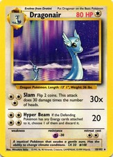 DRAGONAIR 18/102 BASE SET UNLIMITED RARE NEAR MINT POKEMON TCG on eBay
