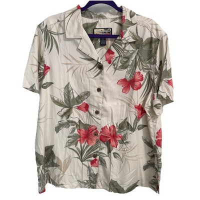 Womens Havana Jack's CafeHawaiian Shirt Size 1x