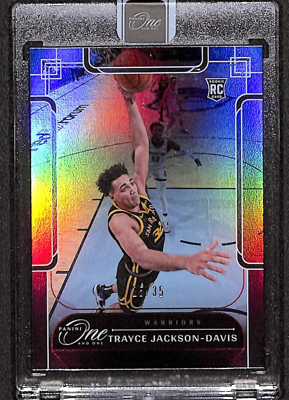 Trayce Jackson-Davis 2023-24 Panini One and One Blue #144 /35