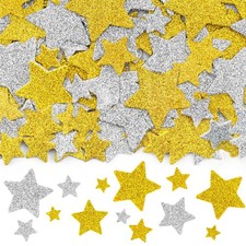 360Pcs Star Stickers - Gold and Silver Stars Stickers Self Adhesive Glitter F...