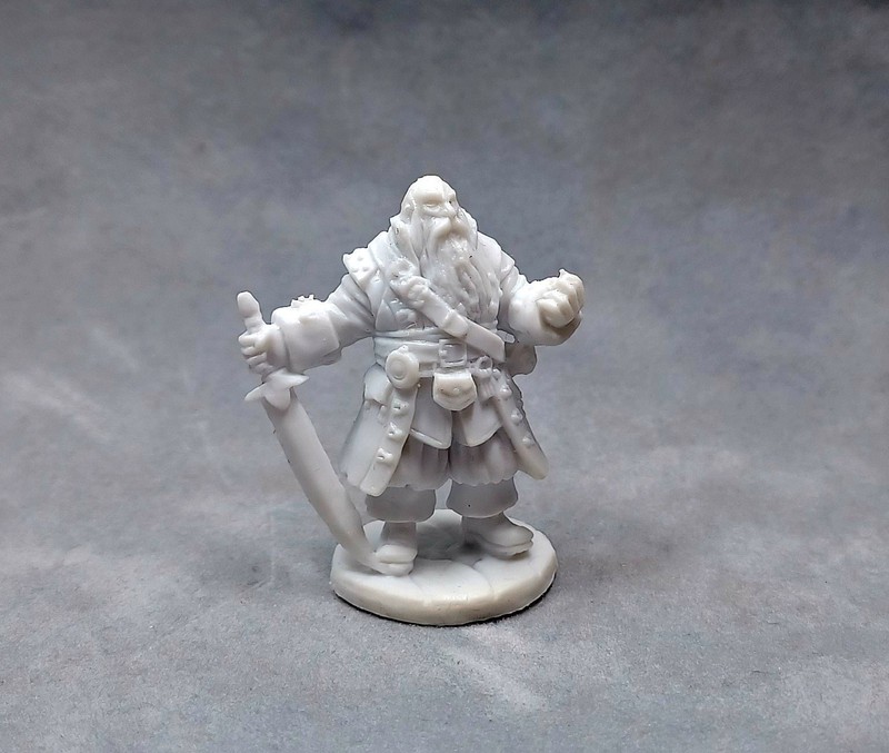 Reaper Bones Pirate Captain Barnabus Frost Dungeons & Dragons Adventurer 28mm