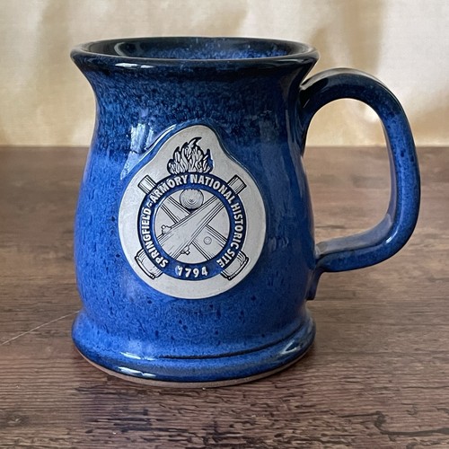 Springfield Armory National Historic Site Coffee Mug Blue Sunset Hill Stoneware