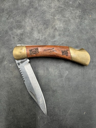 Vintage Big A Precision Filters Wix Folding Blade Promotional Pocket Knife