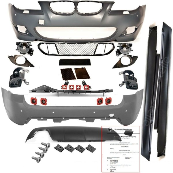 Touring StoßStange Vorne Hinten Seite Passt FüR BMW E61 LCI Serie & M-Paket+Abe-image