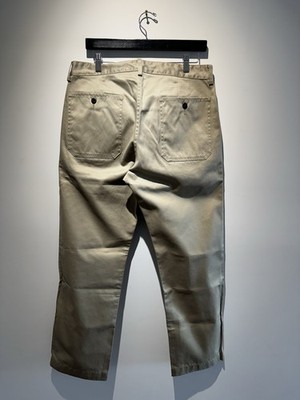 Visvim Pastoral Pants Beige Cotton Twill Size 3 W/Bag Made In Japan