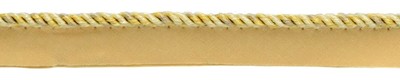 DÉCOPRO 3/16'' gedrehte Kordel mit Lip Twisted Rope, Honey Gold (PR07) 12 Yards