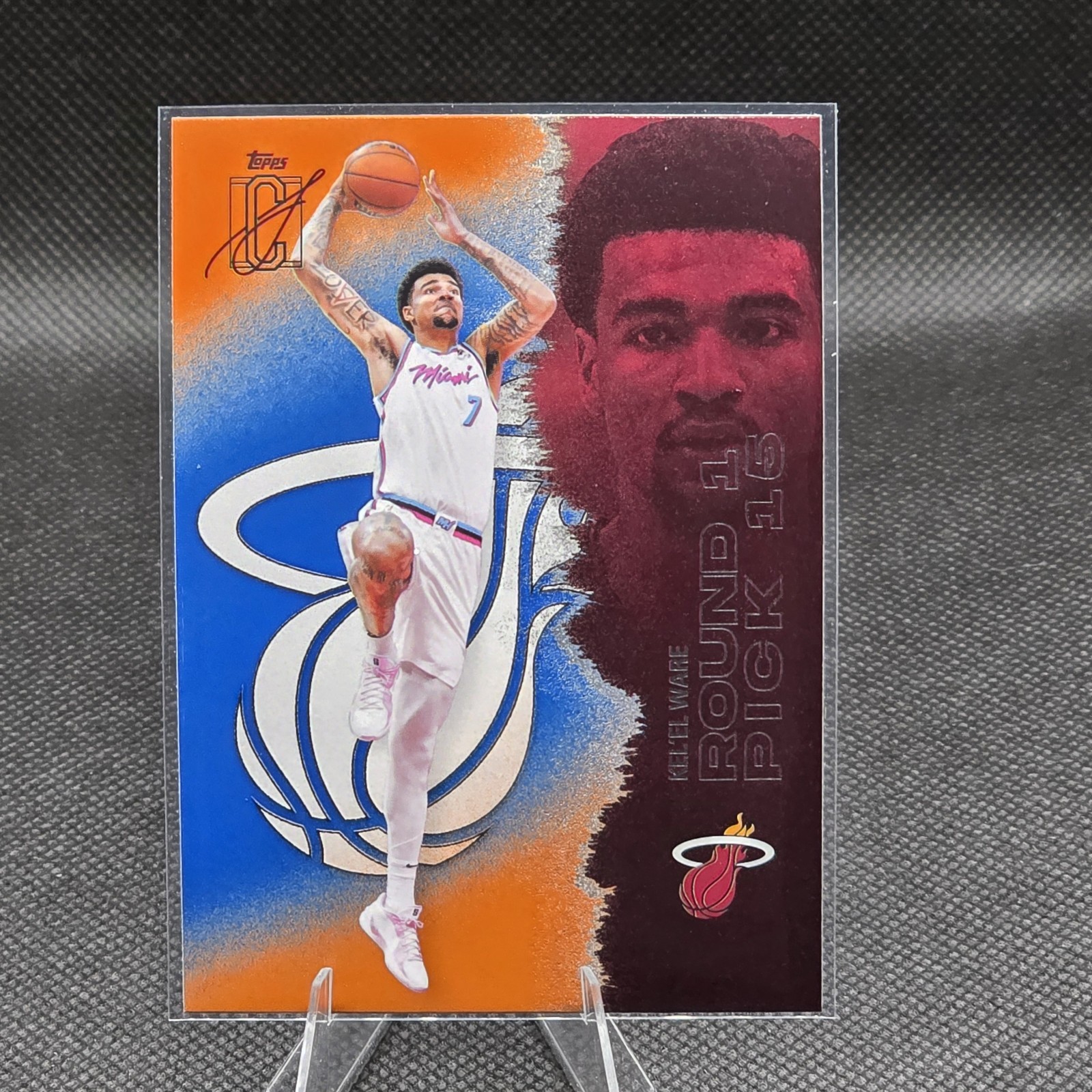 2025-26 Topps Signature Class KEL'EL WARE #30 Blue & Orange Miami Heat