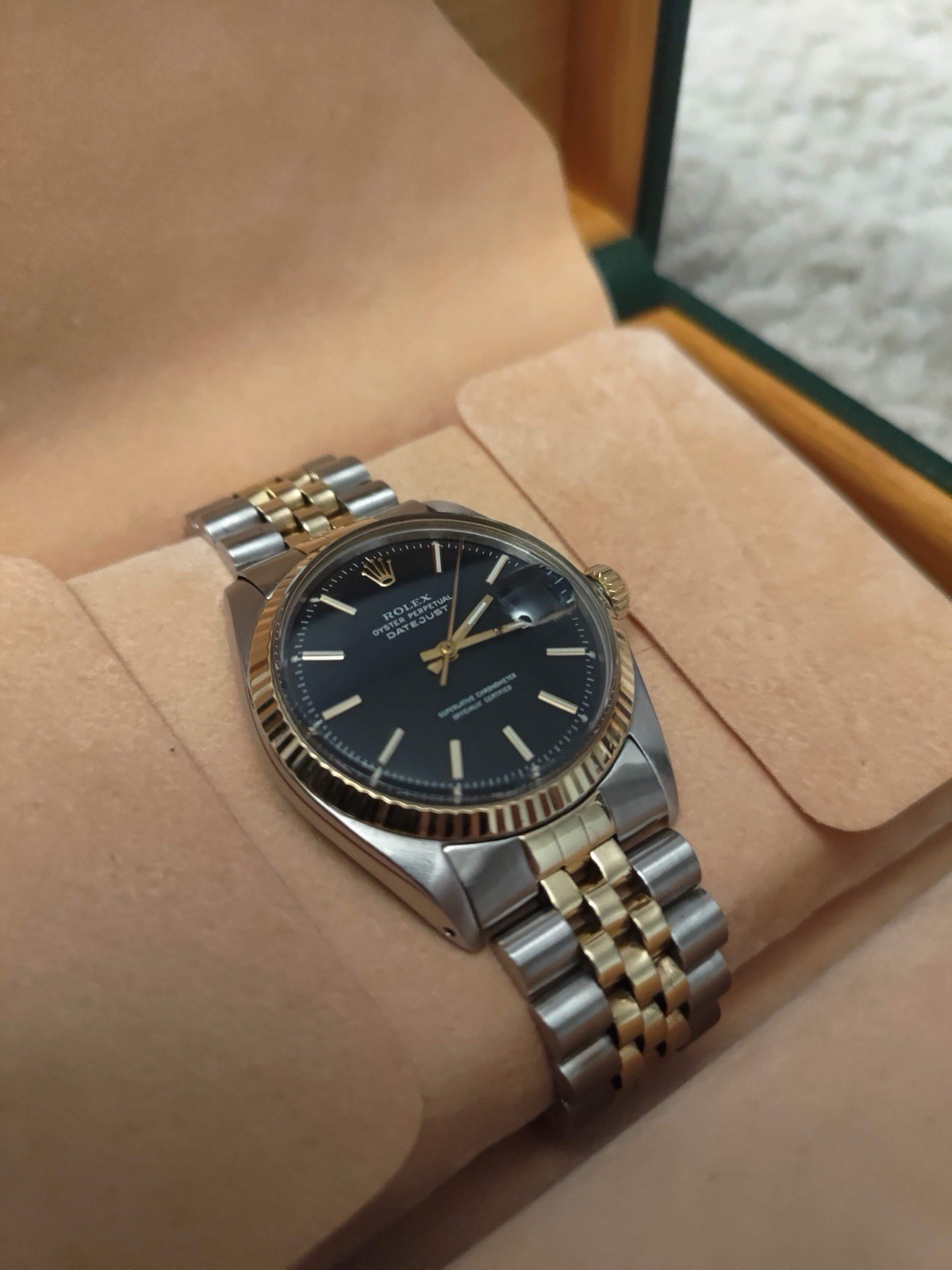 Rolex Datejust 36mm |  Bi-Metal 18K Gold  | Model 1601 (1970) | Original Box.
