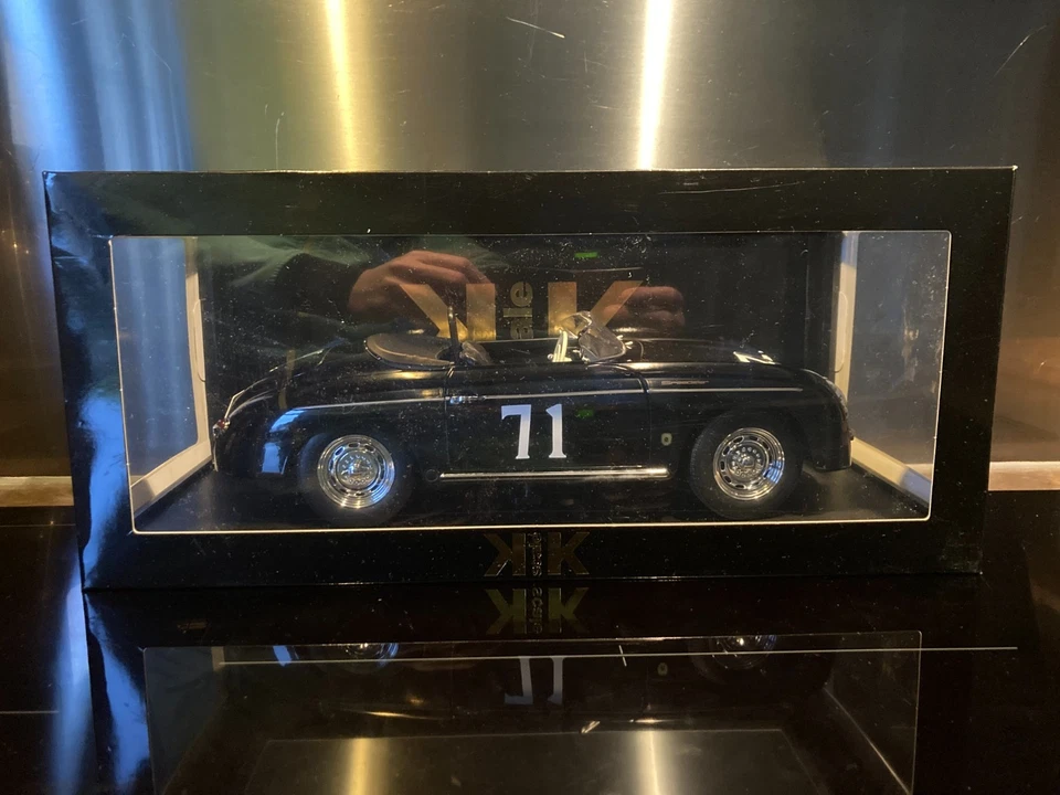 Porsche 356A Speedster 1958 black #71 Steve McQueen 1/12 KK Scale - Photo 1/4