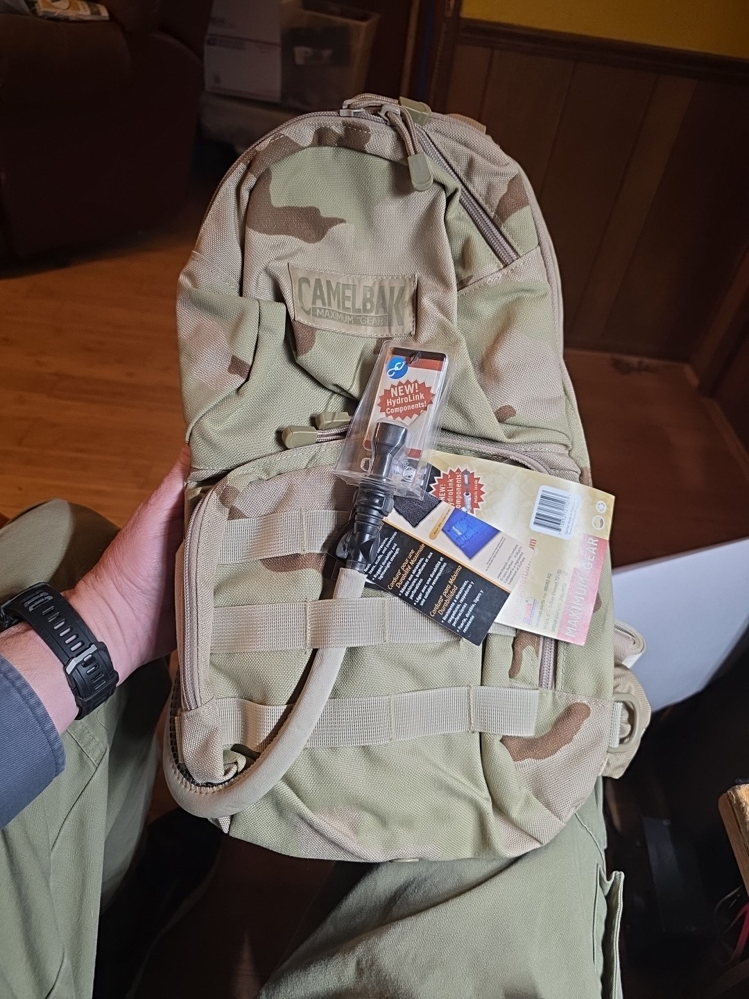 CAMELBAK MAX Gear MULE Hydration 3L 100oz Mil Spec Desert CAMO Backpack