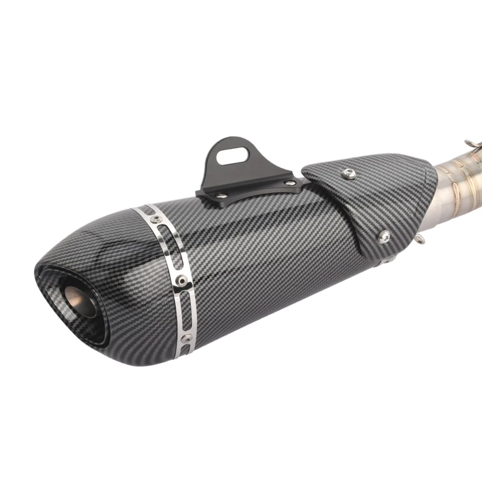 Sistema completo para silenciador de tubo delantero de escape Yamaha YZF R7 MT-07 FZ07 XSR700 Foto 4 de 4