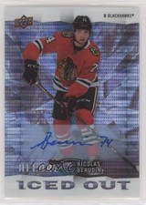 2020-21 Upper Deck Allure Iced Out Blue Auto Nicolas Beaudin #IO-17 Auto 0nr3