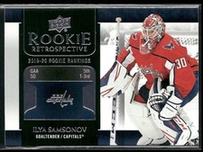 2020-21 Upper Deck Ilya Samsonov Rookie Retrospective #RR-7 Washington Capitals