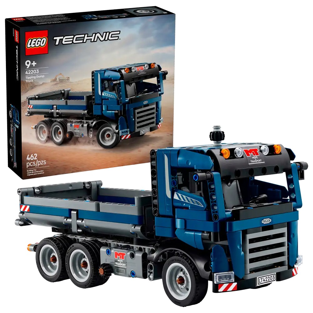 LEGO® Technic Tipping Dump Truck Construction Toy Set 42203 - Image 19