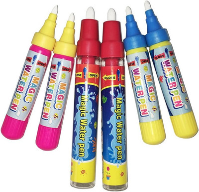 Magic Ersatz Wasserstift, Wasserstift hinzufügen (6 Stück) für Magic Water Zeichenmatte