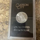1884 Morgan Silver Dollar $1 Uncirculated Carson City Mint 0.9 Fine