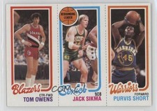 1980-81 Topps Tom Owens Purvis Short Jack Sikma #100-225-201 HOF 0w6