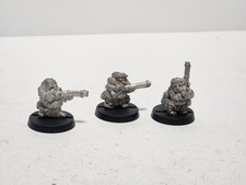 Warhammer Fantasy - Dwarfs - 1993 Marauder Dwarf Thunderers x3 - Metal OOP MM16