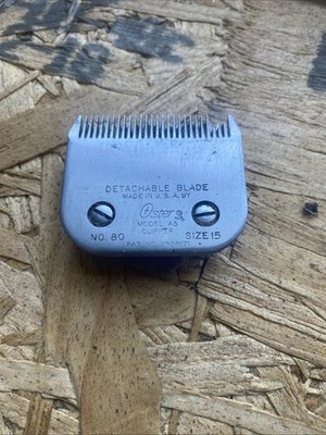 Oster Detachable Blade Model A5 Clippers No 80 Size 15