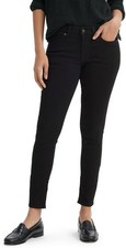 Levi's Women's 711 Skinny Jeans, Soft Black, 2 Short W26  L28