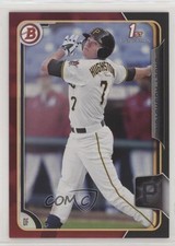 2015 Bowman Draft Asia Exclusive Black & Red Casey Hughston #9 i5q