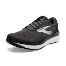 Brooks Men s Ghost 16 Neutral Running Shoe - Black/Grey/White - 8 Medium