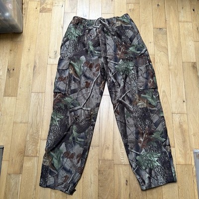 Wildwasser Outdoor Jagd Thermo gefütterte Hose XL Real Tree Herren 36 W 32 L