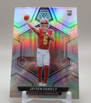 2024 Panini Mosaic - Rookies Silver Prizm #302 Jayden Daniels (RC)
