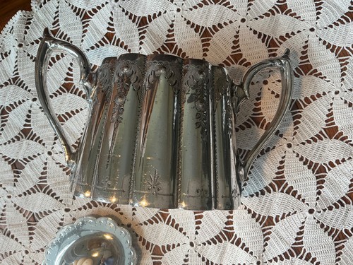Antique Victorian Philip Ashberry silver plate coffee set, pot sugar bowl jug - Picture 12 of 14