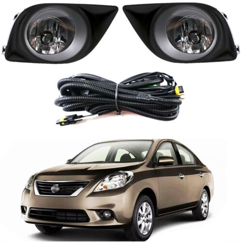 For Nissan Sunny/Almera 2011/Versa 2011-2013 Bumper Driving Fog Lights /1Pair - Picture 3 of 18