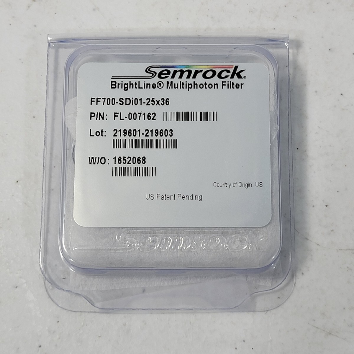 Semrock BrightLine Multiphoton Filter FF700-SDi01-25x36
