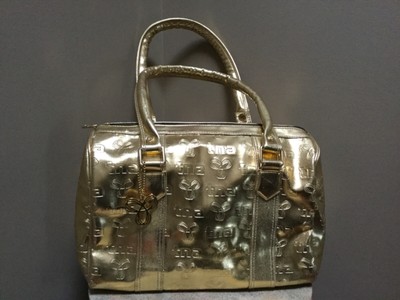 gold colour bag