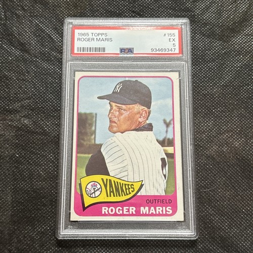 1965 Topps #155 Roger Maris New York Yankees PSA 5!!!