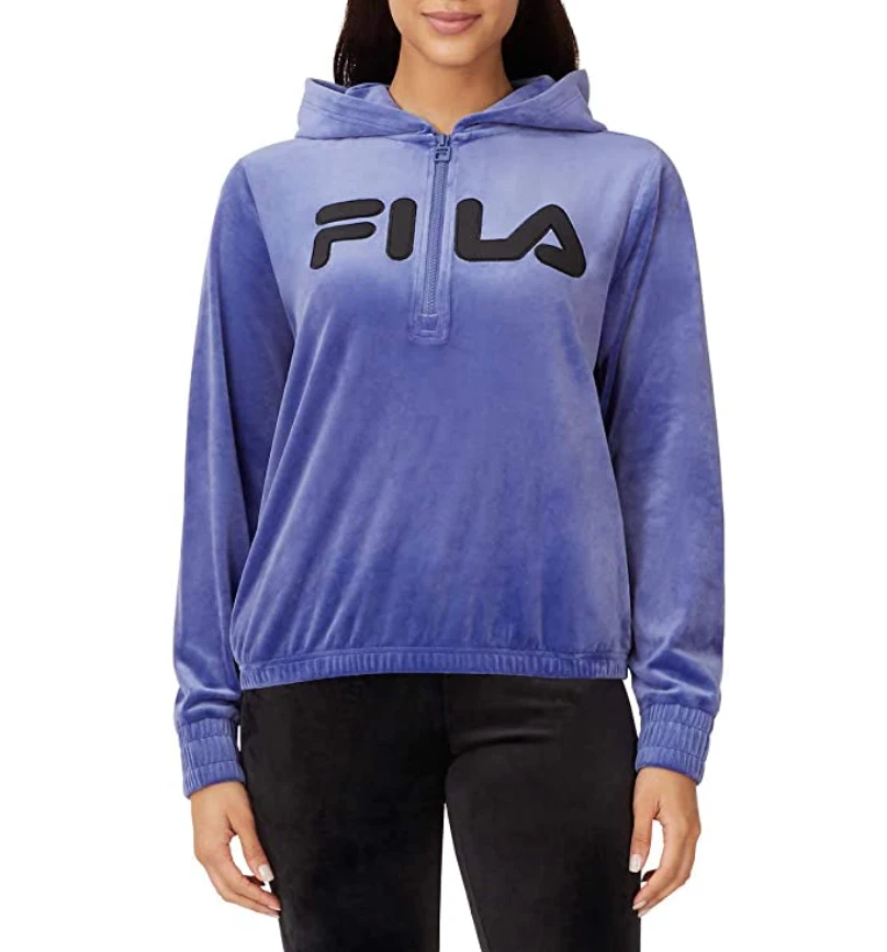 Velour clearance fila hoodie