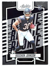 ROOKIE CARD ROSCHON JOHNSON Chicago Bears 2023 Panini Absolute Card #134
