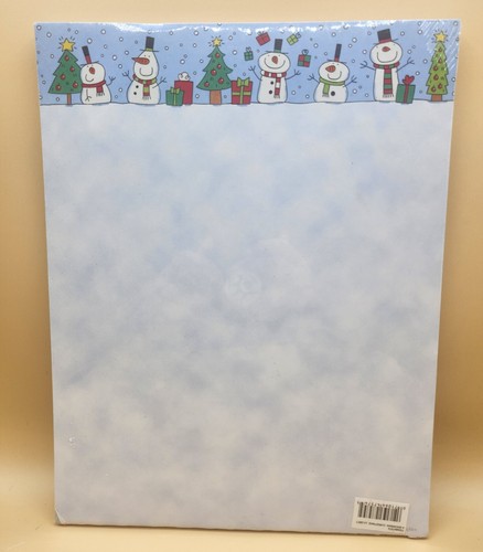 Papelería geográfica ""Un muñeco de nieve"" 50 páginas, TOTALMENTE NUEVO - Imagen 4 de 5