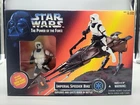 STAR WARS THE POWER OF THE FORCE IMPERIAL SPEEDER BIKE ACTION FIGURE 1995 NEW