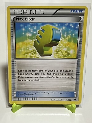 Pokemon Max Elixir 102/122 Breakpoint Uncommon NM Condition