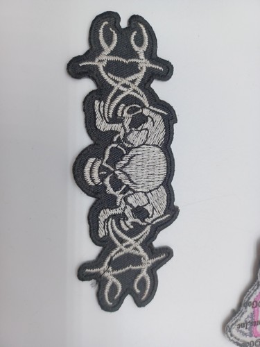 Skulls Eagle Roses Lot of 3 Vintage Embroidered Patches Good Sports Inc - Picture 7 of 10