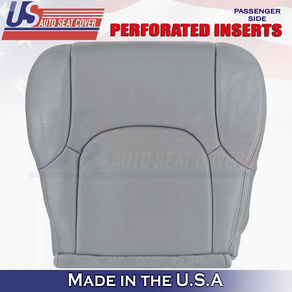 Серые кожаные чехлы на сиденья сверху и снизу для Nissan Frontier 2005–2021 годов выпуска - Изображение 4 из 4