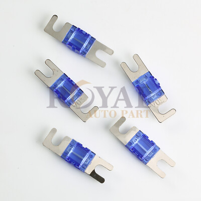 5 PACK 60 AMP MINI ANL FUSE FUSES NICKEL PLATED AFS 60