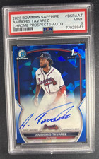 2023 Bowman Sapphire Edition Chrome Prospects Ambioris Tavarez #BSPA-AT Auto psa