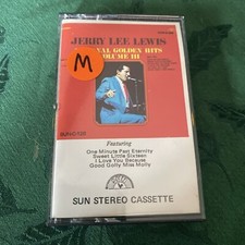 Sealed Jerry Lee Lewis Original Golden Hits Vol III Cassette Tape