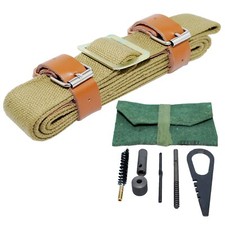 Mosin Nagant Rifle Sling with Cleaning Tool Kit for M38/M44/ 91/30