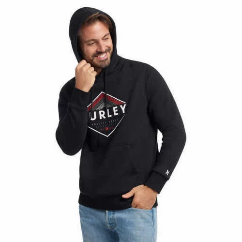 Hurley Men's Fleece Pullover Hoodie - Picture 8 of 81