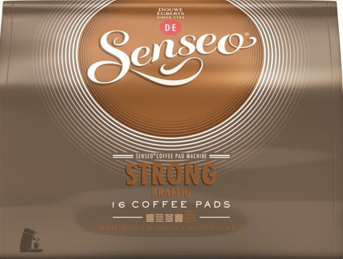 3 x 16 Senseo Coffee Pods Strong Douwe 