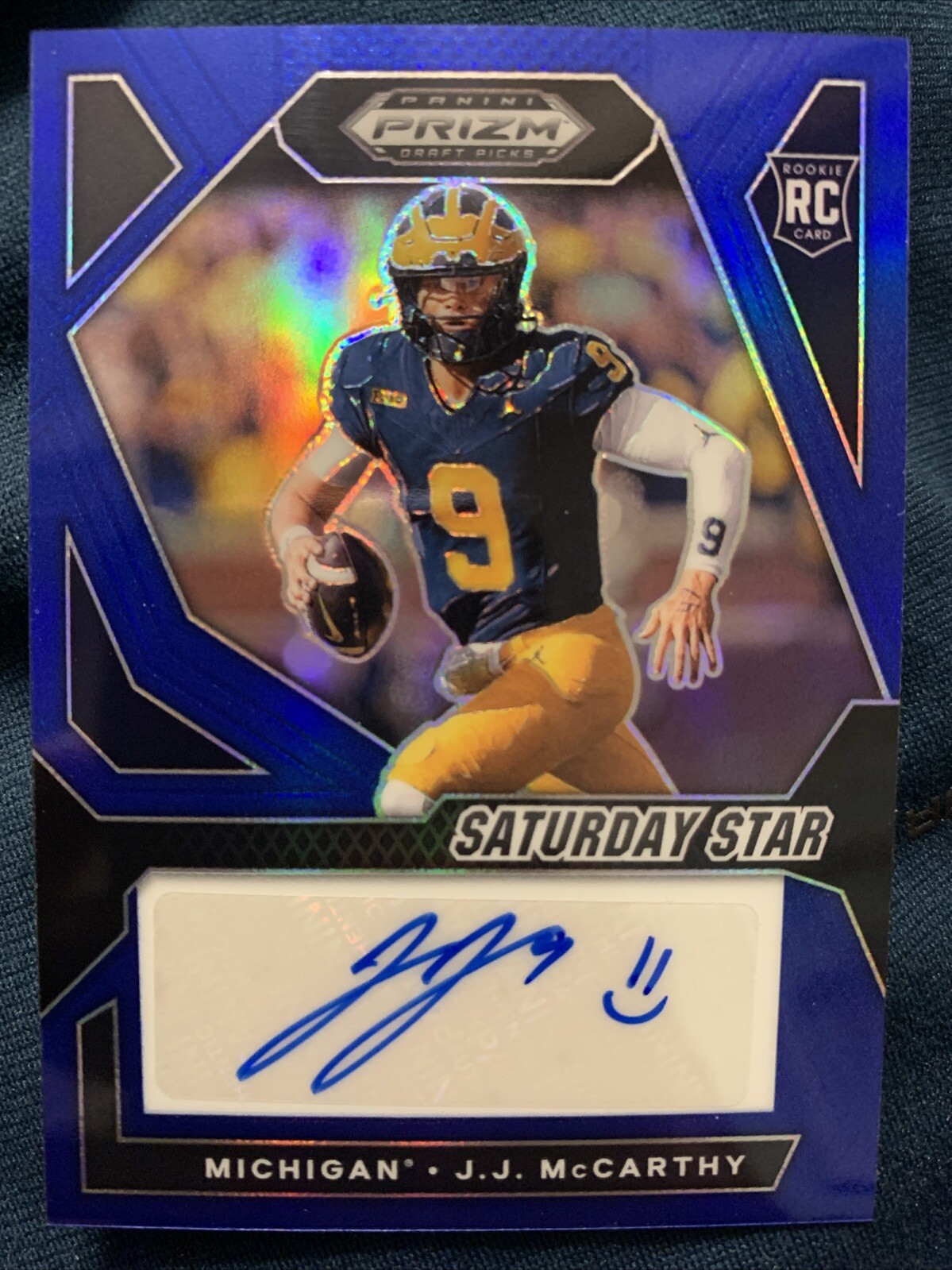 JJ McCarthy 2024 Prizm Draft Picks DPAJMY Draft Picks Autographs