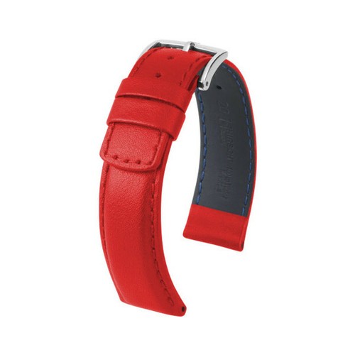 UHRENARMBAND KALBSLEDER HIRSCH RUNNER WATER RESISTANT 18 20 21 22 24 MM de - Picture 5 of 7