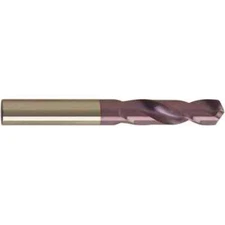 Guhring 9024630034500 Stub Drill Bit: 0.136" Diam 118deg Solid Carbide Coated, R
