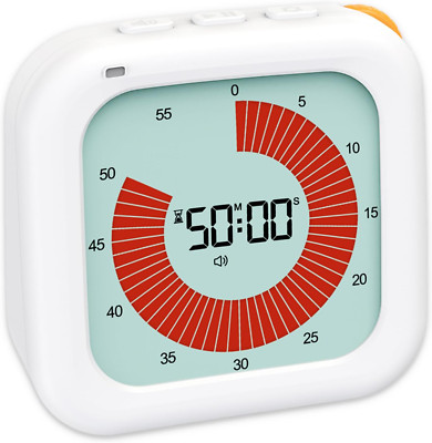 Visual Timer for Kids, 60 Minutes Countdown Kids Timer Visual, Classroom Digital